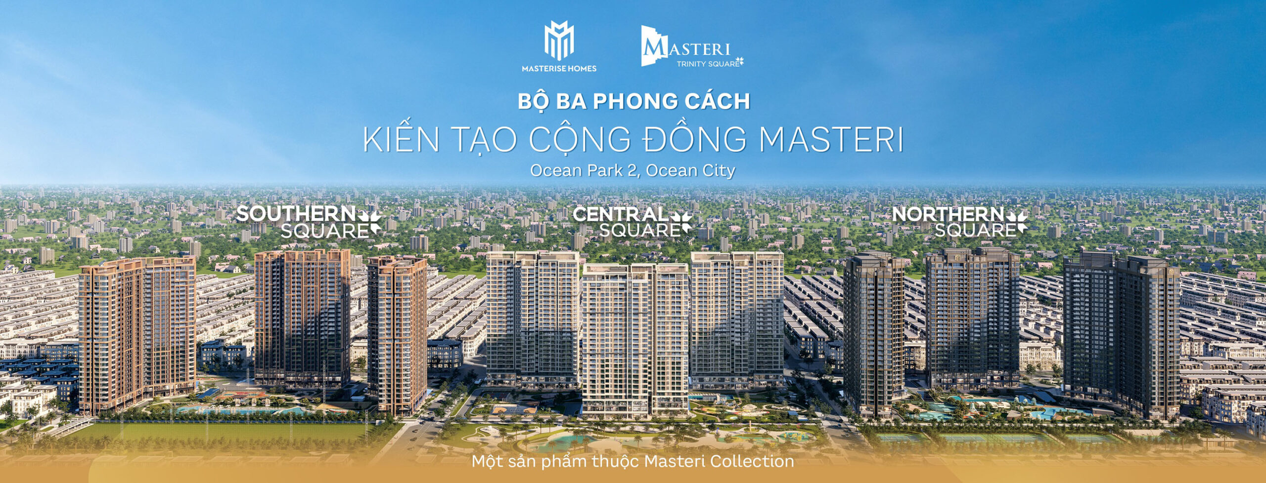 Phong cách thiết kế hiện đại Masteri Trinity Square