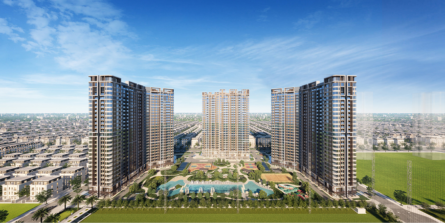 Nội khu Masteri Trinity Square